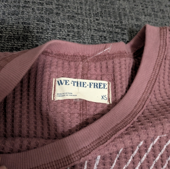 ❣️NWOT RARE Free People We The Free Forget Me Not Long Sleeve Thermal, Size XS🌙 - Picture 8 of 11